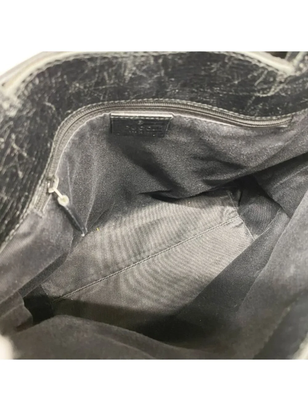 Gucci Tote GG Canvas Black Silver